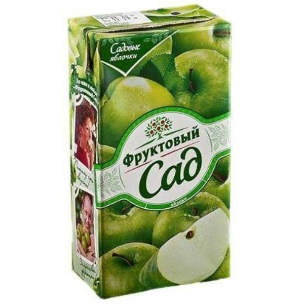 Natural Juice "Fruitovy Sad" with apple flavor 0.2l