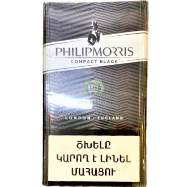 Ծխախոտ «Philip Morris» կոմպակտ սև 20հատ