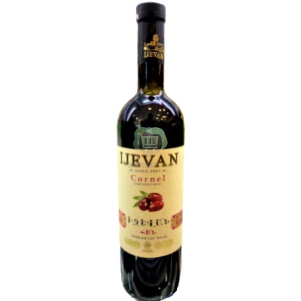 Wine "Ijevan" cornel red semi-sweet 0.75 l
