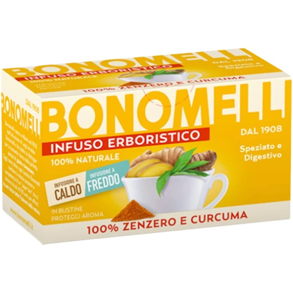 Чай "Bonomelli" имбирь и куркума 32г