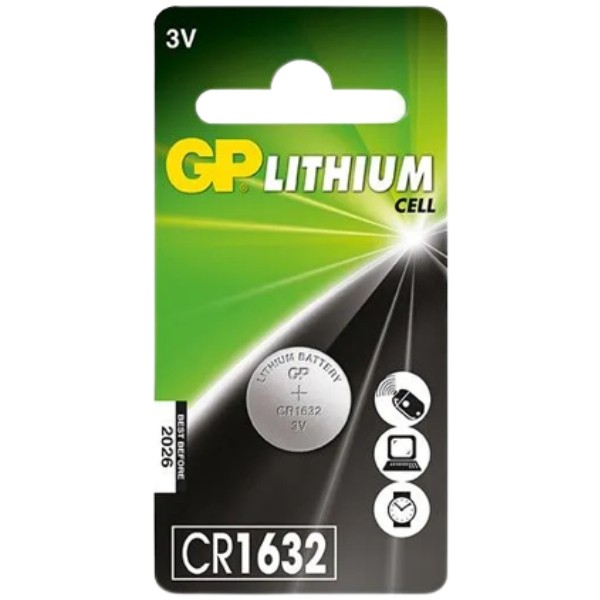 Battery "GP" Lithium CR1632 3V 1pcs