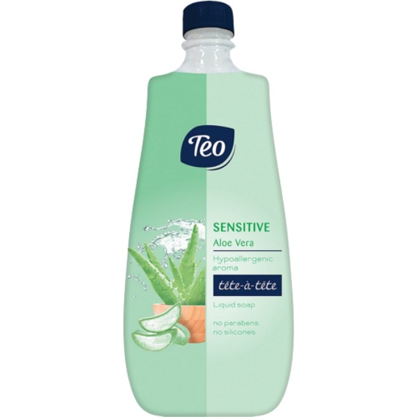 Liquid soap "Teo" Sensitive with aloe vera 800ml