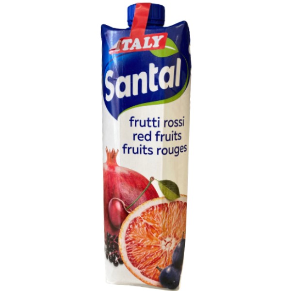 Нектар "Santal" 10 витаминов красные фрукты 1л