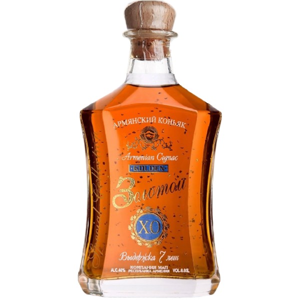 Cognac "Zolotoy" 7 years old 40% 0.05l