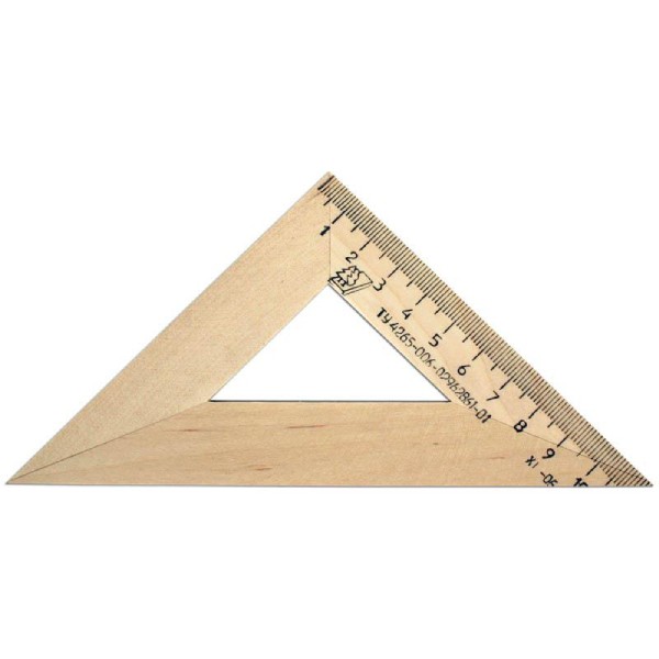 Small triangle ruler "Marketian"