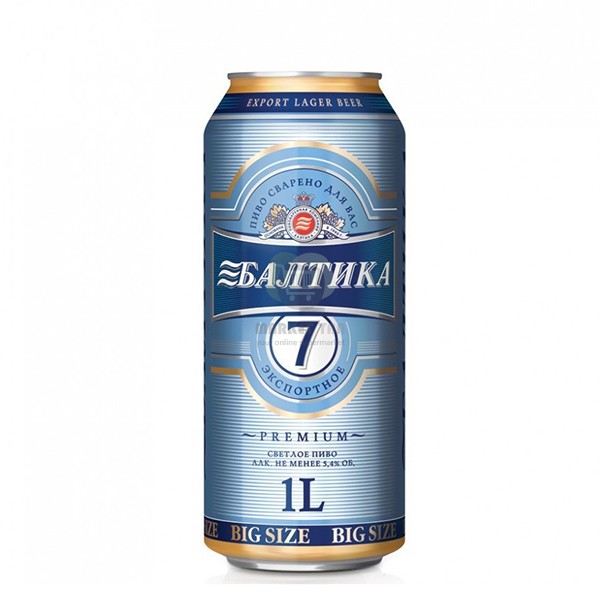 Beer "Baltika 7" 5.4% 0.9L
