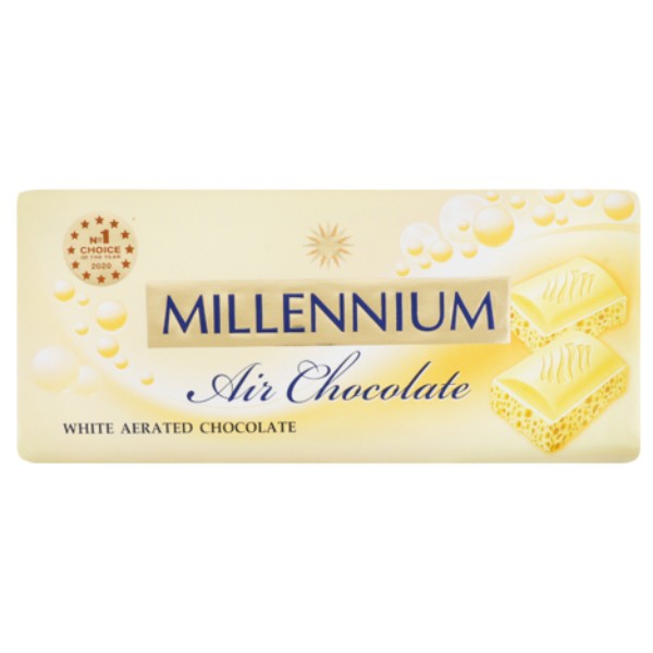 Chocolate "Millennium" white porous 85g