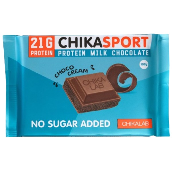 Շոկոլադե սալիկ «ChikaLab» պրոտեին կաթնային 100գ
