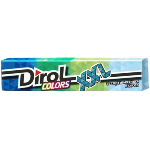 Chewing gum "Dirol" Colors XXL assorted mint flavors 19g