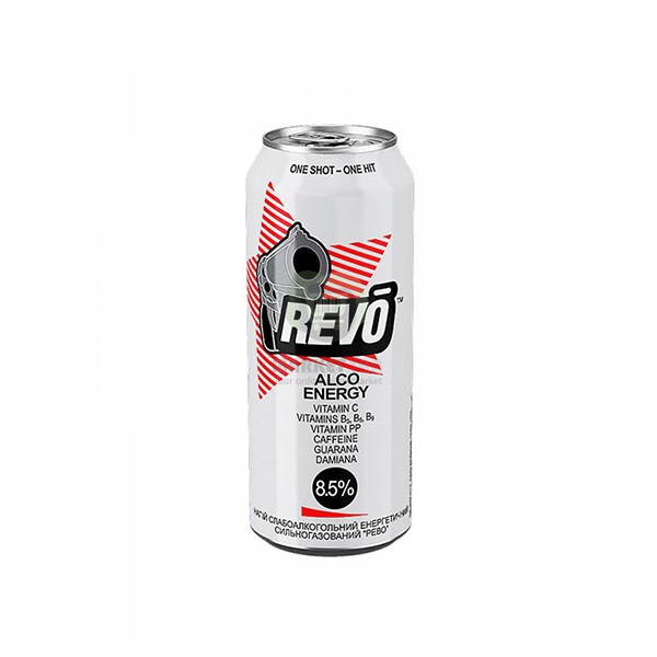 Energy drink "Revo" low alcohol 8 5% 0 5l