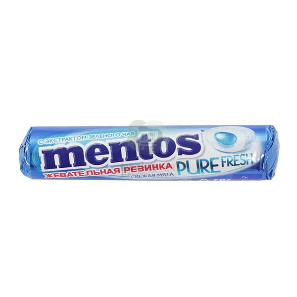 Жевательная резинка "Mentos" свежая мята 16 гр.