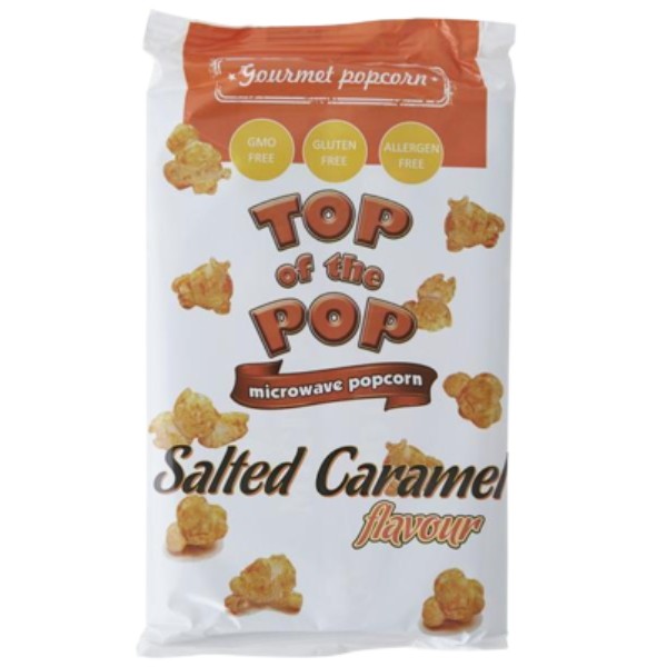 Popcorn "Top of Pop" with salted caramel flavor for microwave oven 100g