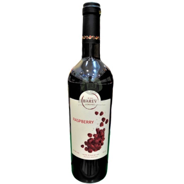 Wine "Barev Raspberry" red semi-sweet 12% 0.75l