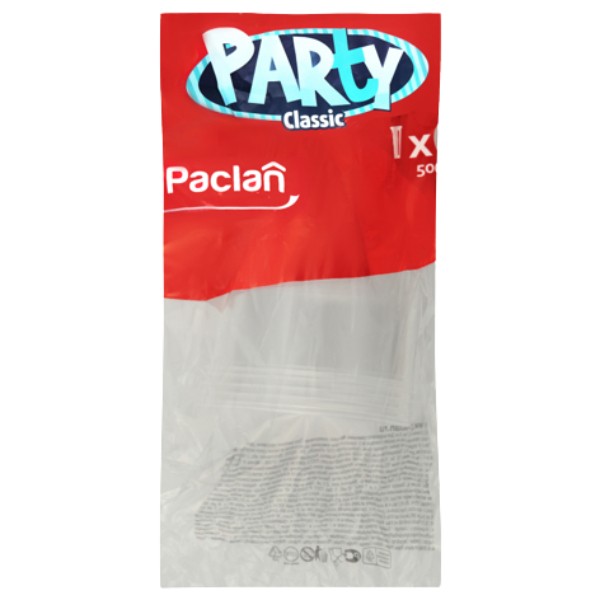 Cups "Paclan" Party Classic plastic disposable 500ml 6pcs