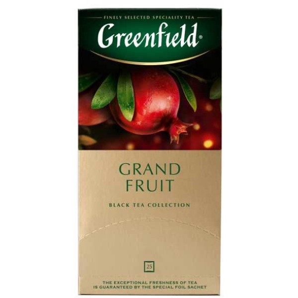 Black tea "Greenfield" pomegranate 25 packs