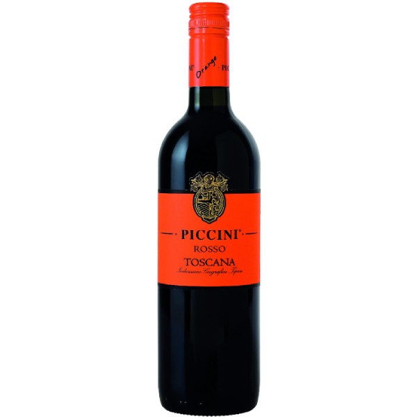 Wine "Piccini" Rosso Toscana red semi-dry 13% 750ml
