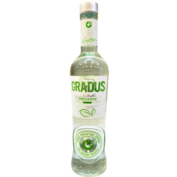 Водка "Gradus" Organic 40% 0.5л