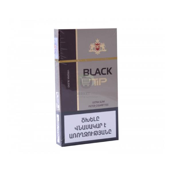 Cigarettes "Black" Ultra-thin tip 100 / 5.4