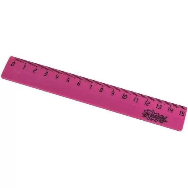 Colored ruler "Marketian" 15cm