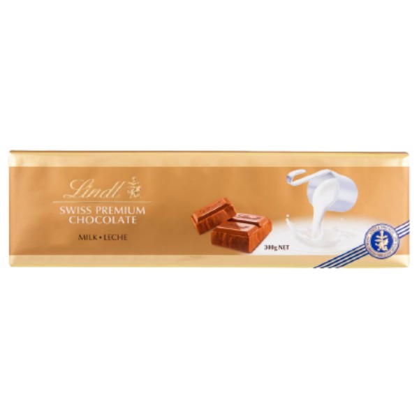 Շոկոլադե սալիկ «Lindt» կաթնային շոկոլադ 300գ