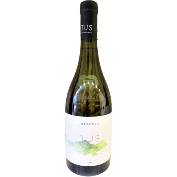 Գինի «Tus» Ռեզերվ սպիտակ անապակ 12.5% 0.75լ