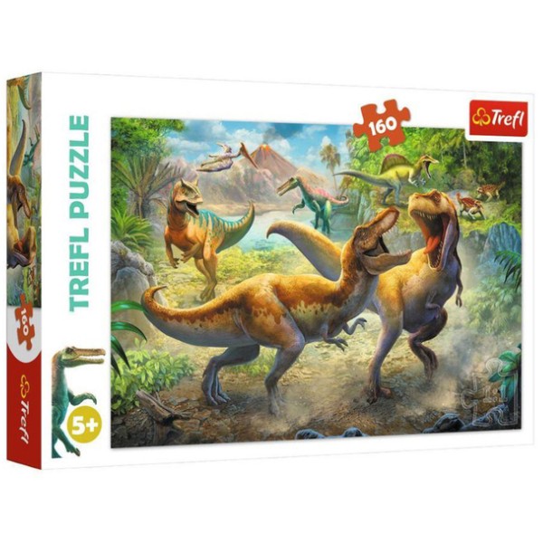 Puzzle "Trefl" Battle of Tyrannosaurus 160 pieces