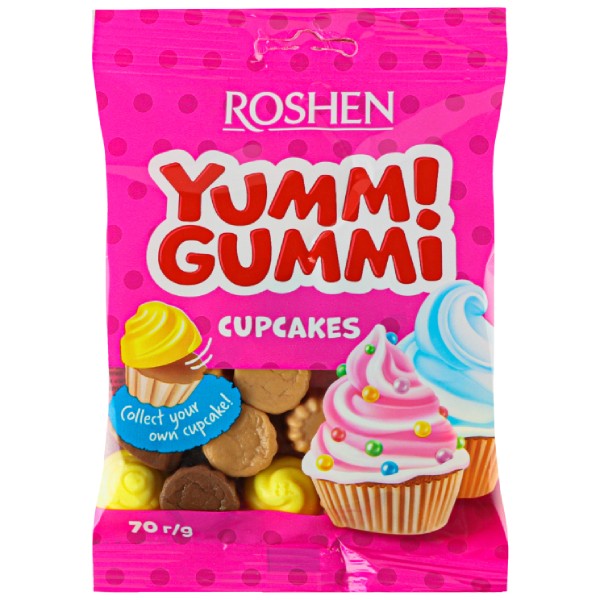 Jelly "Yummi Gummi" cupcakes 70g