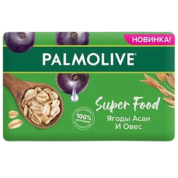 Мыло "Palmolive" Super Food ягоды асаи и овес 150г