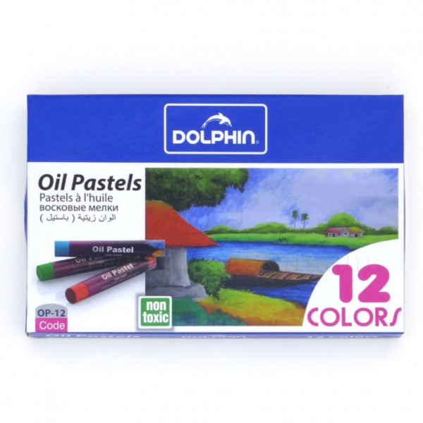 Oil pencil "Dolphin" 12 colors