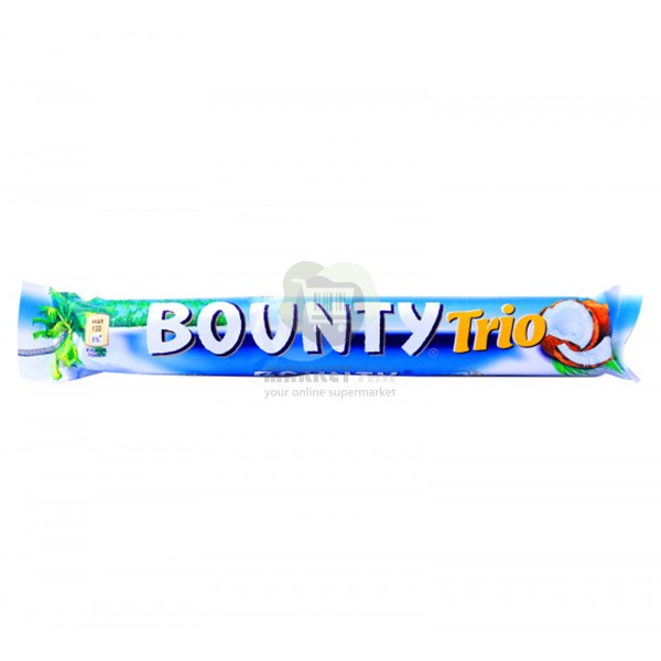 Chocolate bar "Bounty" trio 85.5 gr
