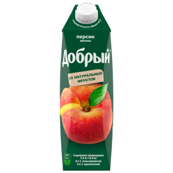 Նեկտար «Добрый» դեղձ խնձոր 1լ