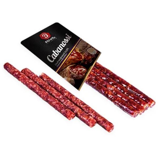 Sausage "Bacon" raw smoked chorizo ​​large piece