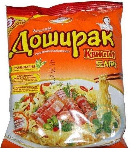 Vermicelli "Doshirak" with bacon flavor Quist 140g