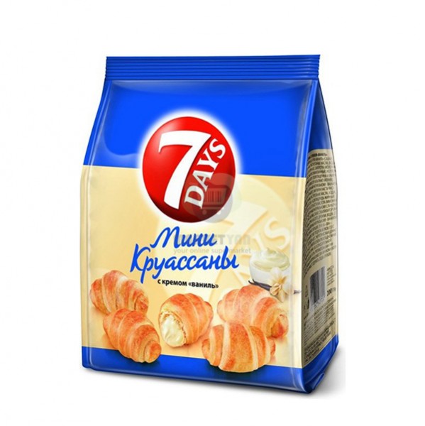 Croissant "7 Days" mini, vanilla 200 gr