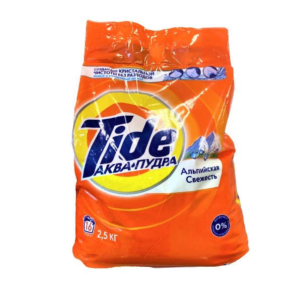 Լվացքի փոշի «Tide» Սլպյան թարմություն, սպիտակ 2,5 կգ