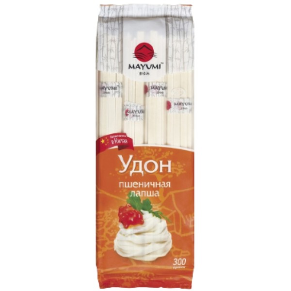 Noodles "Mayumi" Udon wheat 300g