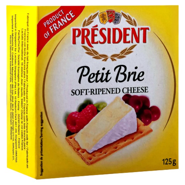 Brie cheese "President" soft can 125g