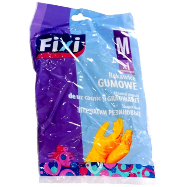Перчатки "Fixi" M резиновые 1шт