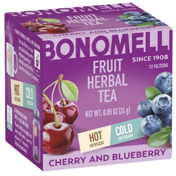 Tea "Bonomelli" cherry and blueberry 24g