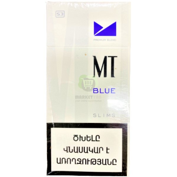 Cigarettes "MT" Blue Slims 20pcs