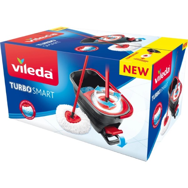 Turbo smart bucket "Vileda" with strainer