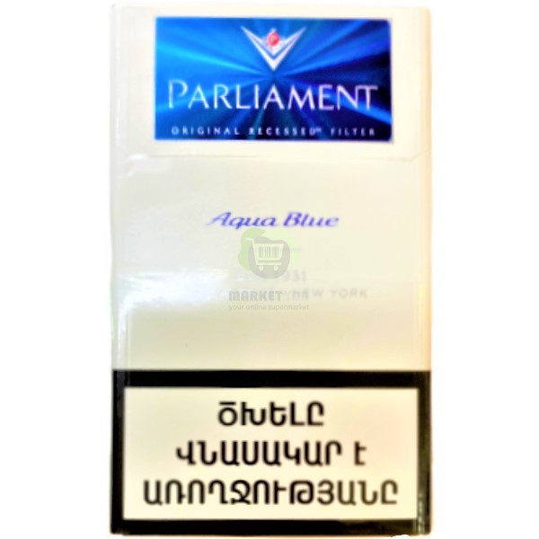 Ծխախոտ «Parlament» Աքուա կապույտ 20հատ