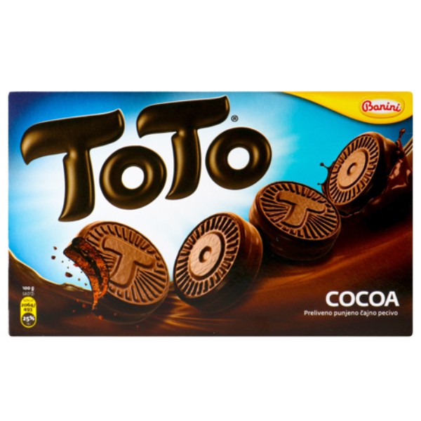 Cookies "Toto" with cocoa filling 260g
