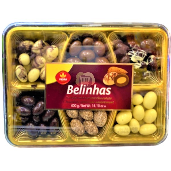 Chocolate dragee "Vieira" Belinhas with almonds 400g