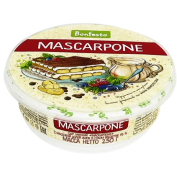 Cheese "Bonfesto" Mascarpone 78% 250g