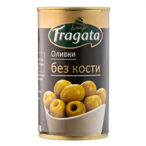 Оливки зеленые "Fragata" без кукурузы 350г