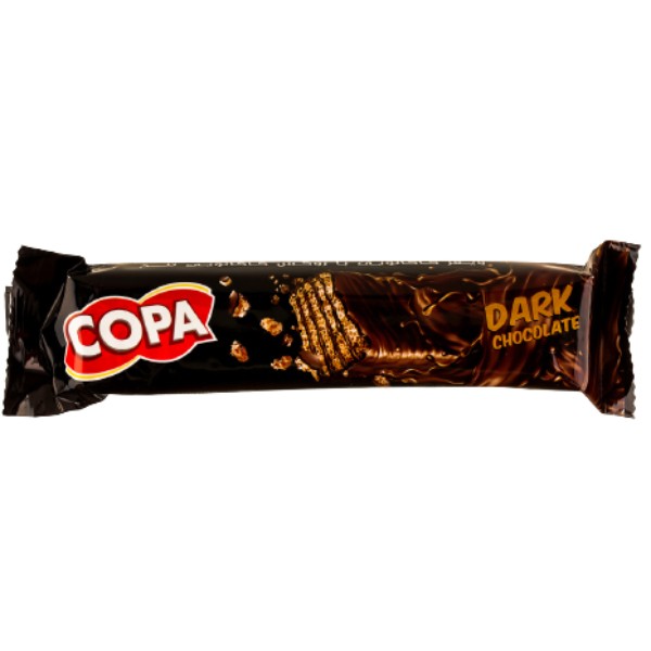 Wafers "Copa" with bitter chocolate 40g