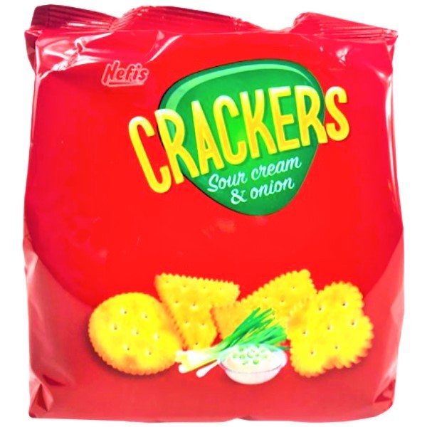Crackers "KDV" sour cream and onion 100g