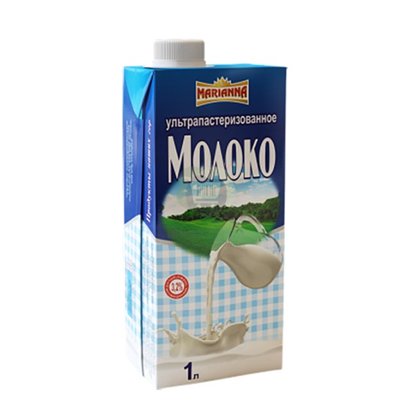 Молоко ультрапастеризованное "Марианна" 3,2% 1л