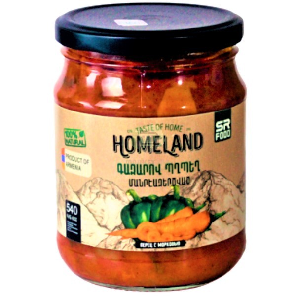 Pepper with carrot "Homeland" sterilized 540g